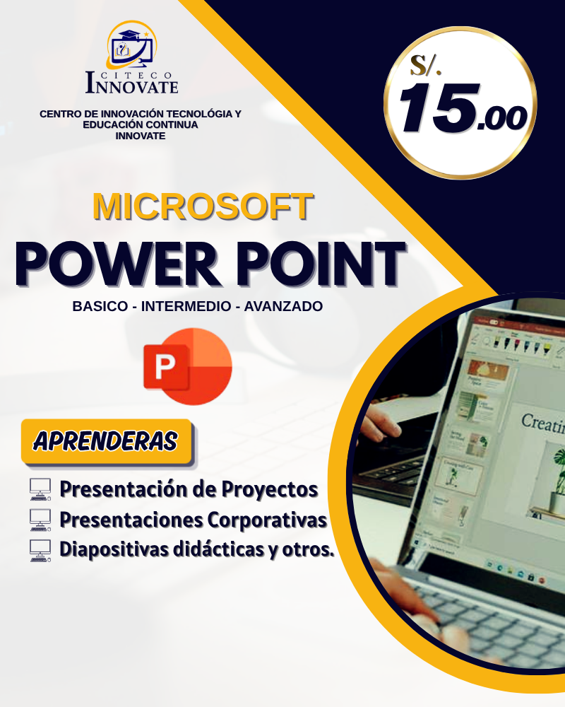 CURSO DE MICROSOFT POWER POINT