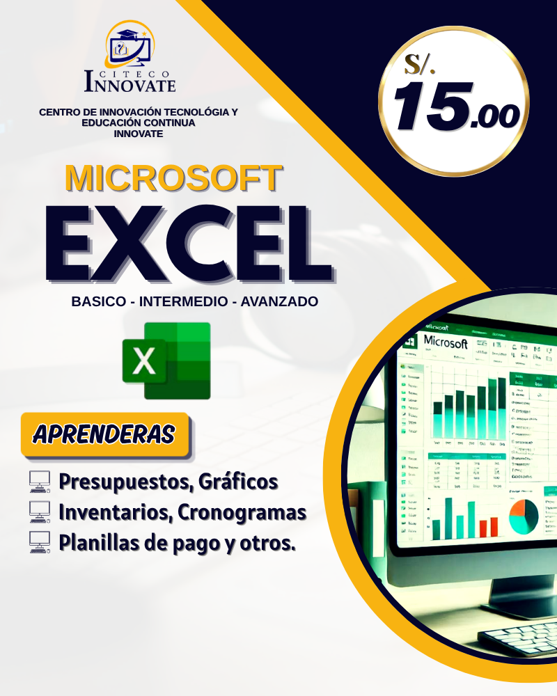 CURSO DE MICROSOFT EXCEL