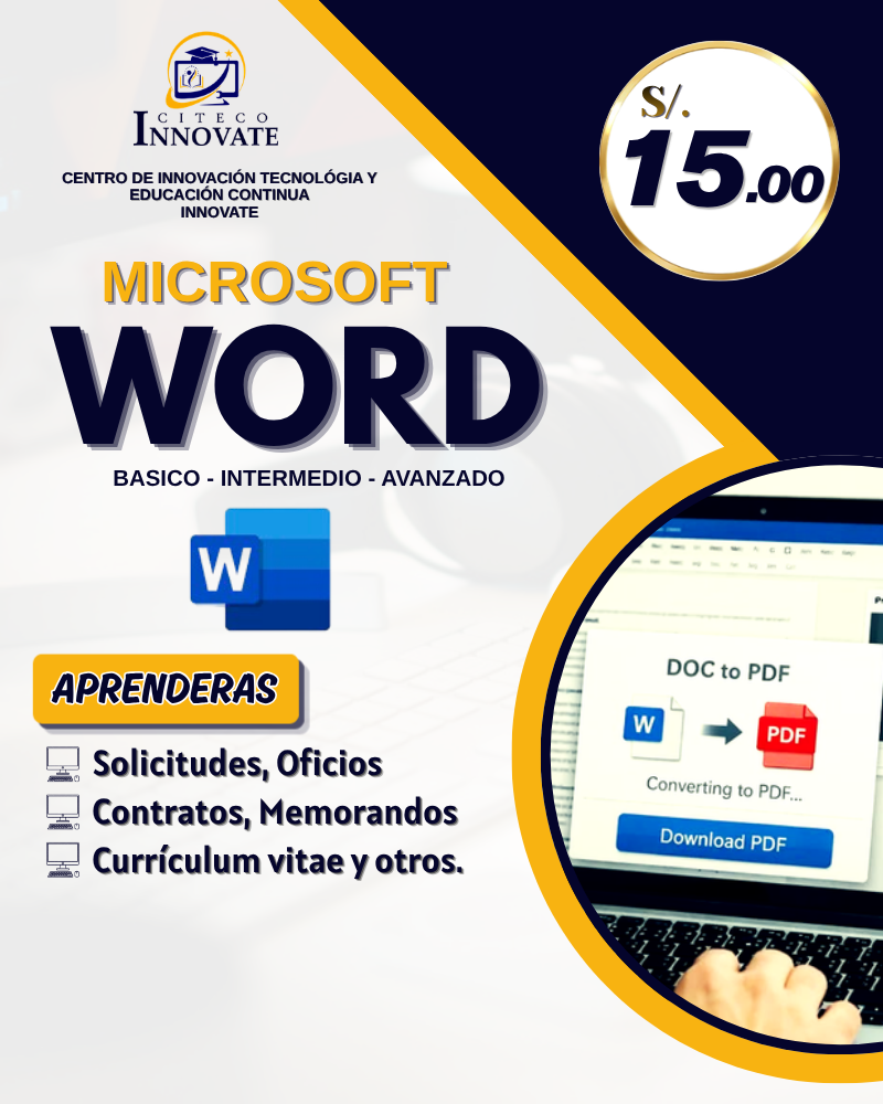 CURSO DE MICROSOFT WORD